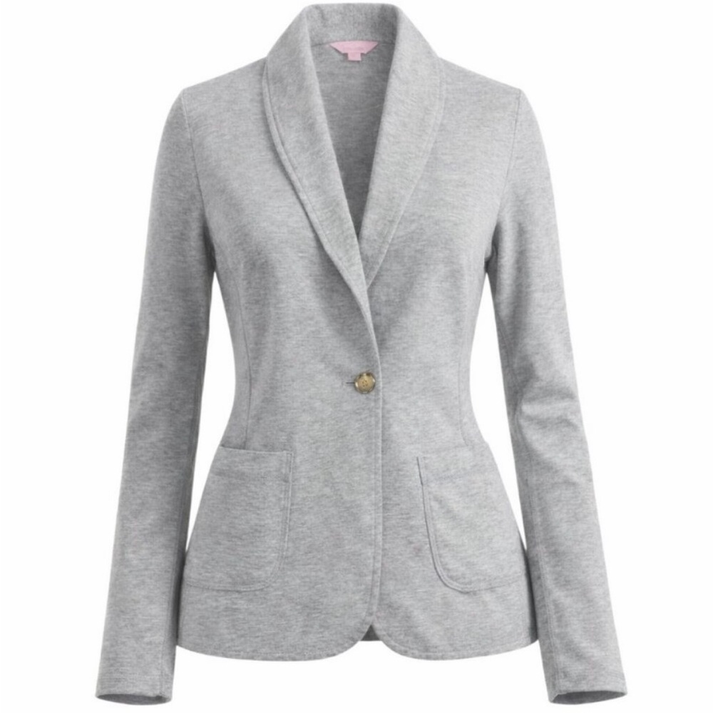 Lilly Pulitzer Light Gray Blazer